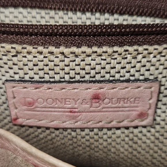 Dooney & Bourke Ostrich Bag (Pink) - Picture 8 of 16